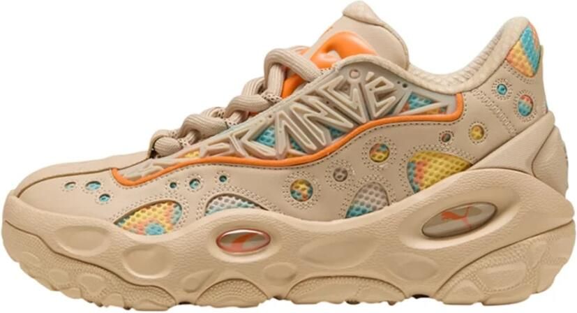 Puma Lafrance Rnnr Flare Sneakers Heren Beige Leer