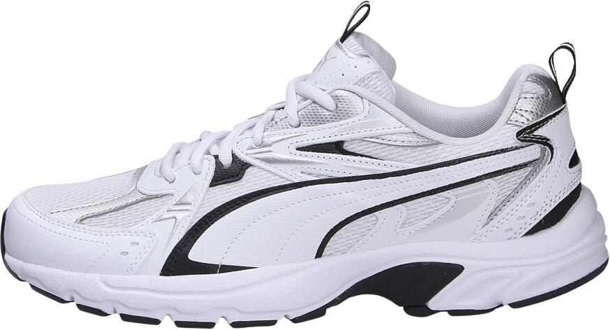 PUMA Milenio tech_ Unisex Sneakers White- Black- Silver - Foto 3