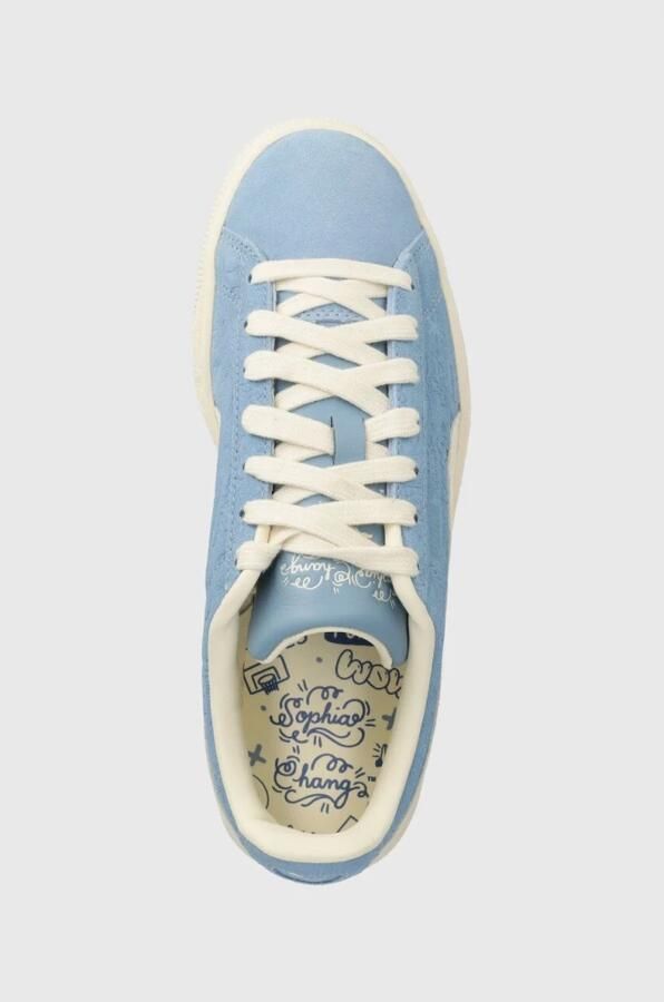 Puma X Sophia Chang Suede Classic Sneakers Blue Dames - Foto 3