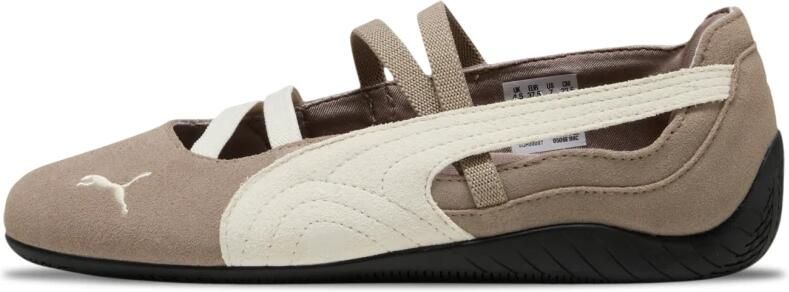 PUMA Ballerina met riempjes 'Speedcat' crème taupe