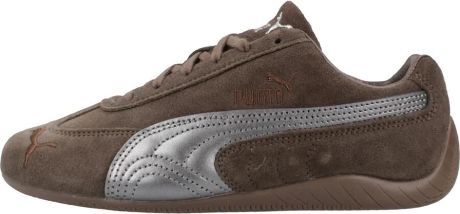 Puma Speedcat Sneakers Dames Bruin Leer