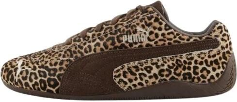 Puma Speedcat Leopard Print Dames Bruin- Dames Bruin