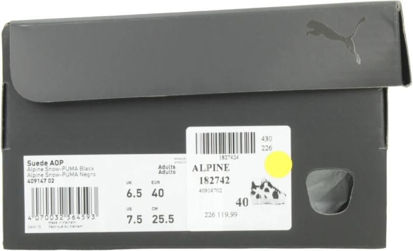 Puma Yellow Sneakers Suede Aop - Foto 3
