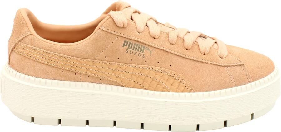 PUMA Suède Veterschoenen met Plateauzool