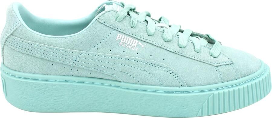 PUMA Suède Veterschoenen met Plateauzool