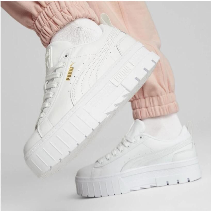PUMA Mayze Classic Wn's Lage sneakers Leren Sneaker Dames Wit - Foto 9