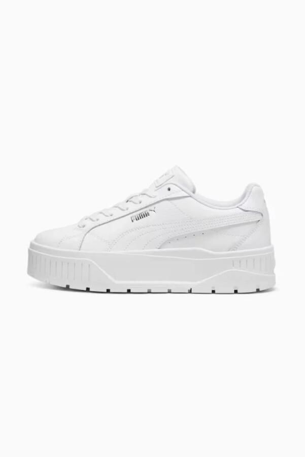 Puma Dames Leren Sneakers met SoftFoam+ Demping White Dames - Foto 3