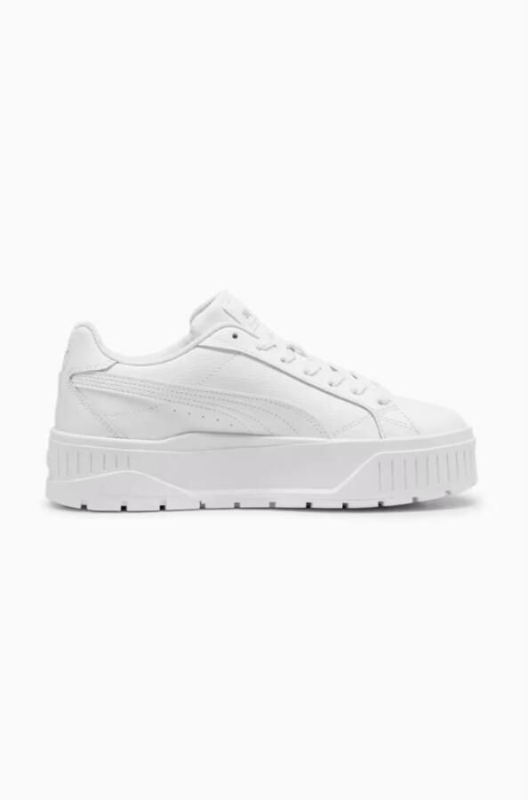 Puma Dames Leren Sneakers met SoftFoam+ Demping White Dames - Foto 4