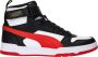 Puma RBD Game sneakers wit rood zwart Jongens Meisjes Gerecycled polyester 35.5 - Thumbnail 4