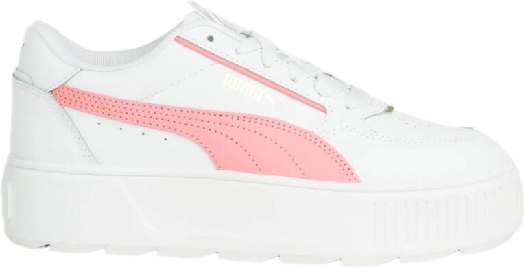 Puma Kar Rebelle Unisex Schoenen Wit Maat: 35.5 Leer Foot Locker