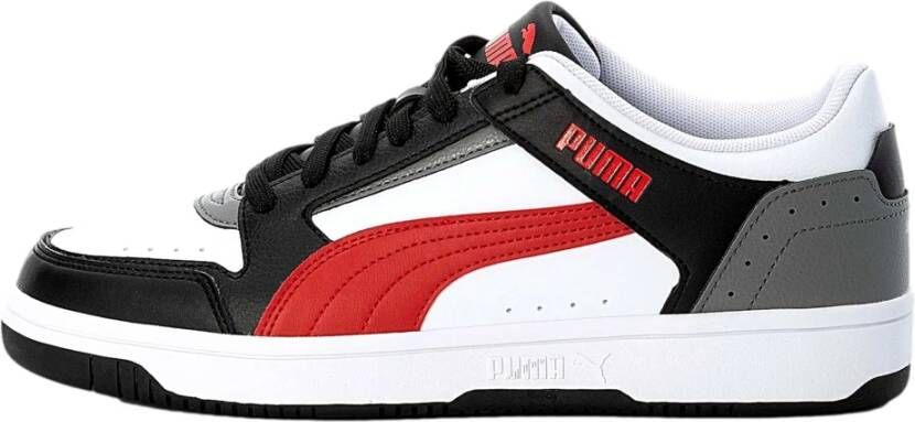 PUMA Rebound Joy Low Unisex Sneakers White-Urban Red- White - Foto 3