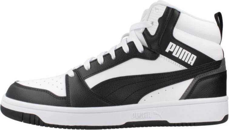 PUMA Rebound v6 hoge sneakerlaarzen laarzen sneaker 392326 01 wit zwart - Foto 4