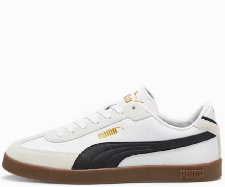 Puma Sneakersy skórzane z obszyciem w kontrastowym kolorze model Club II Era - Foto 7