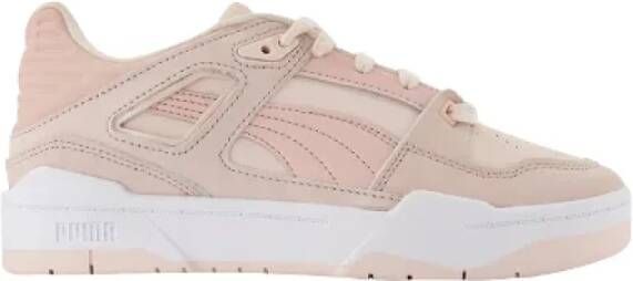 Puma Roze Leren Slipstream Sneakers Pink Dames