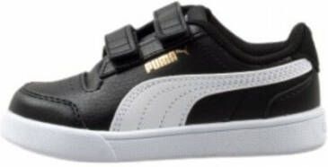 PUMA Shuffle V kinder sneakers Zwart Uitneembare zool - Foto 3