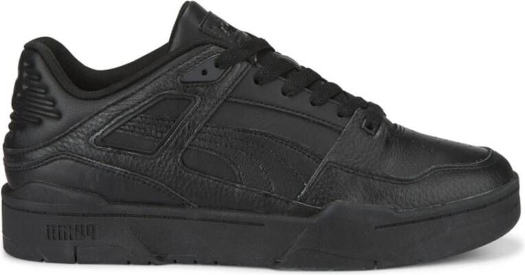 Puma Leren Slipstream Zwarte Heren Sneakers Black Heren