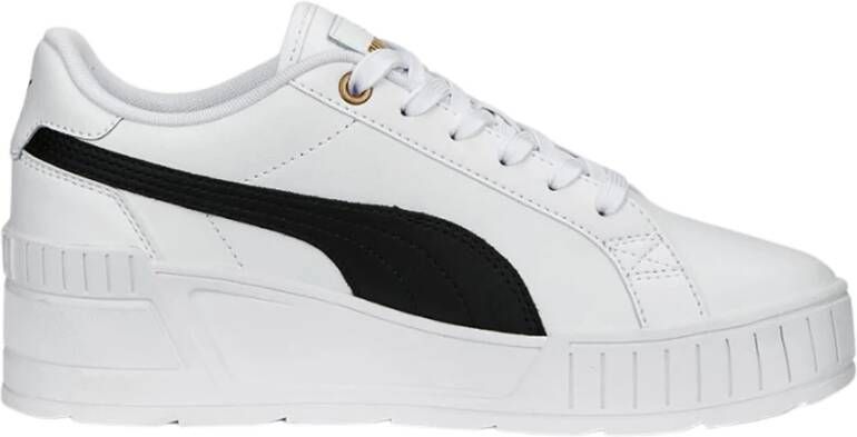 Puma Witte Sneakers met Zachte Schuimvulling White Dames