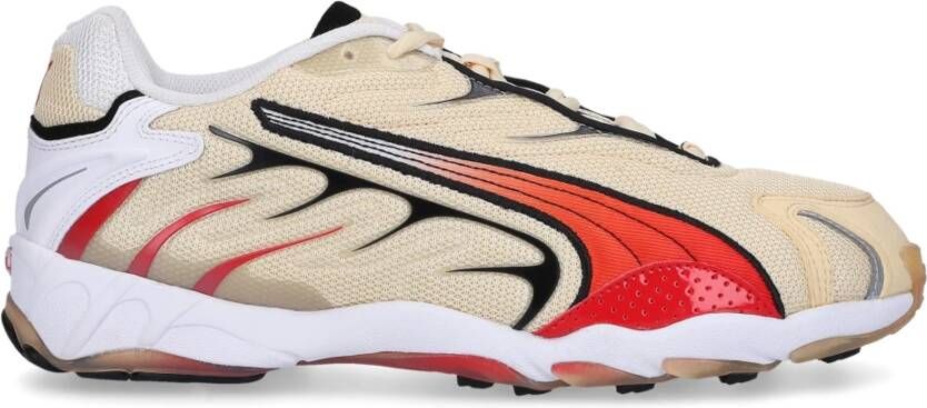 Puma Lage Inhale Nylon Logo Sneakers Beige Heren