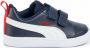 PUMA Courtflex V2 kinder sneakers Blauw Uitneembare zool - Thumbnail 5