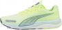 PUMA Velocity Nitro 2 Heren Sportschoenen Hardlopen Weg geel groen - Thumbnail 2