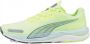 PUMA Velocity Nitro 2 Heren Sportschoenen Hardlopen Weg geel groen - Thumbnail 2