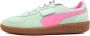 Puma Palermo Fresh Mint Fast Pink Groen Suede Lage sneakers Unisex - Thumbnail 1