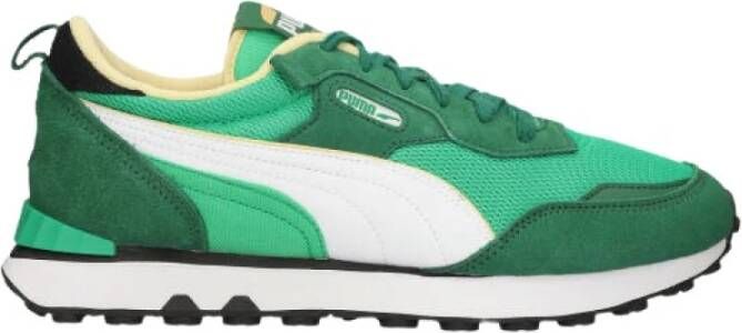 Puma Retro Rewind Grasgroene Sneakers Multicolor Heren