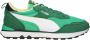 Puma Retro Rewind Grasgroene Sneakers Multicolor Heren - Thumbnail 2