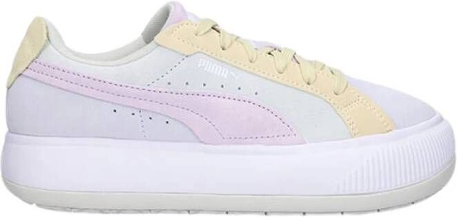 Puma Suede Mayu Raw Womens Ice Flow White Schoenmaat 37+ Sneakers 383114 01 - Foto 5