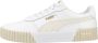 PUMA Carina 2.0 Dames Sneakers White-Sugared Almond- Gold - Thumbnail 2