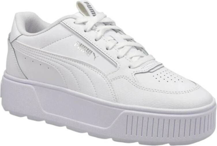 Puma Kar Rebelle Unisex Schoenen Wit Maat: 35.5 Leer Foot Locker - Foto 5