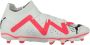 PUMA Future Match Gras Kunstgras Voetbalschoenen (MG) Wit Rood Zwart - Thumbnail 3