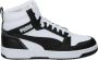 Puma Rebound V6 Mid Jr White Black shadow Gray (gs) Fashion sneakers Schoenen weiß maat: 38.5 beschikbare maaten:37.5 38.5 39 - Thumbnail 4