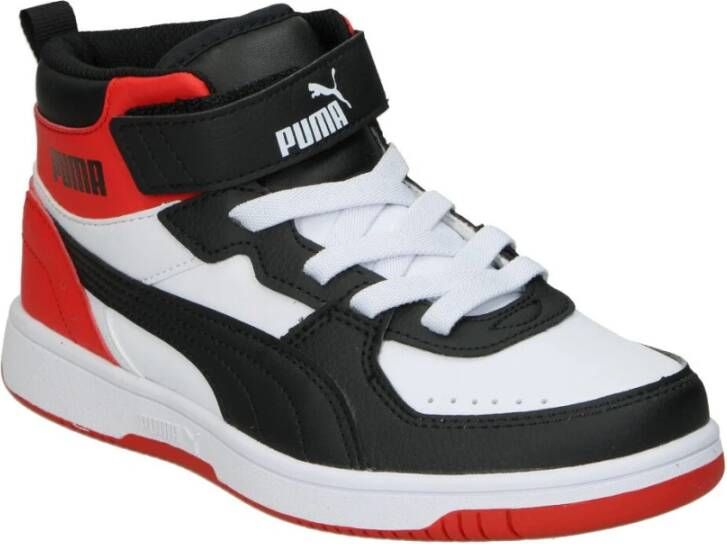 PUMA Rebound JOY AC PS Unisex Sneakers White Black HighRiskRed - Foto 5