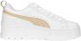 Puma Mayze Wedge sneakers wit goud - Thumbnail 2