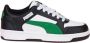 PUMA Rebound JOY Lo Jr Unisex Sneakers White ArchiveGreen Black - Thumbnail 4