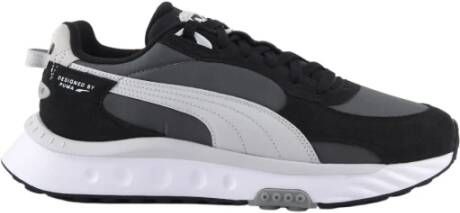 Puma Wild Rider Heren Schoenen Black Synthetisch Leer Foot Locker - Foto 3