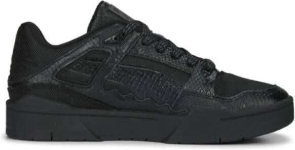 Puma Leren Slipstream Zwarte Heren Sneakers Black Heren