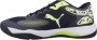 Puma Solarcourt RCT tennisschoenen donkerblauw geel - Thumbnail 7