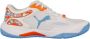 PUMA Solarcourt RCT Unisex Sportschoenen Wit Zwart Lichtblauw - Thumbnail 2
