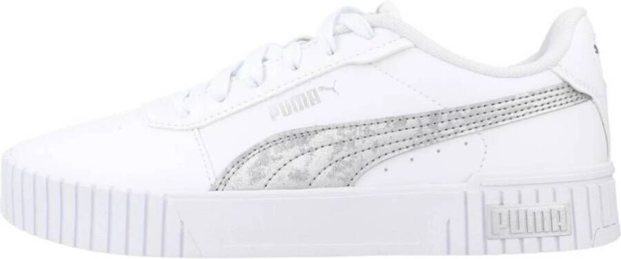 PUMA Carina 2.0 Space Met Dames Sneakers White MatteSilver Silver - Foto 3