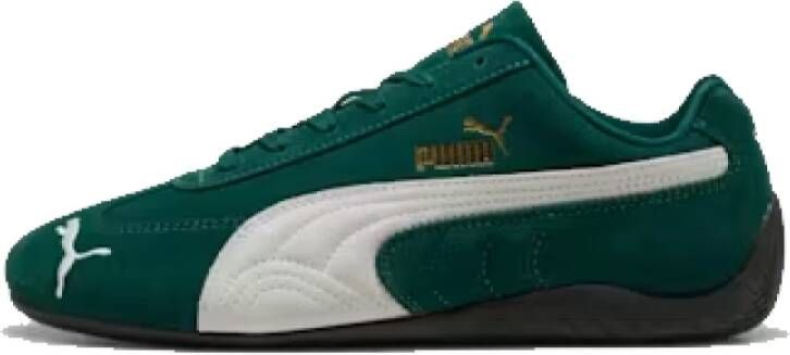 Puma Speedcat OG Donker Mirte & Wit Sneakers Green Dames