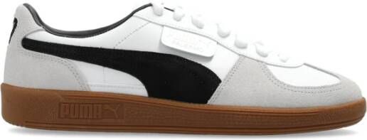 Puma Palermo Lth White Vapor Gray Gum Wit Leer Lage sneakers Unisex - Foto 9