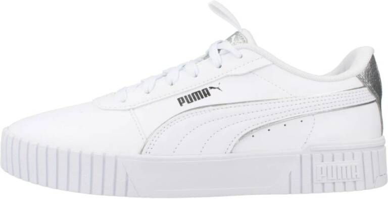 Puma Carina 2.0 Pop Up Metallics White Dames