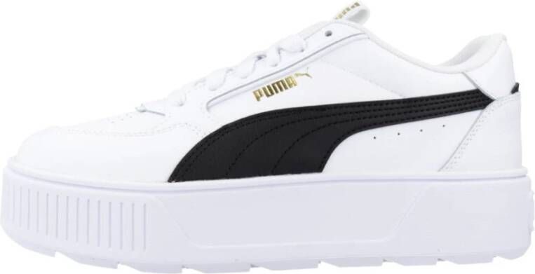 Puma Kar Rebelle Unisex Schoenen Wit Maat: 35.5 Leer Foot Locker - Foto 3