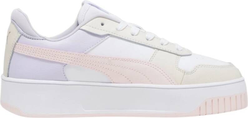 PUMA Carina Street Dames Sneakers White-Frosty Pink-Alpine Snow - Foto 6