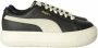 Puma Suede Mayu Lth Womens Black Marshmallow Schoenmaat 37 1 2 Sneakers 381042 02 - Thumbnail 1