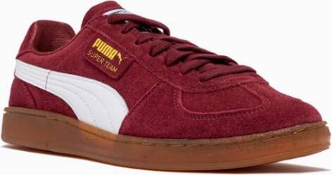 Puma Suede Sneakers met Formstrip Detailing Red Heren
