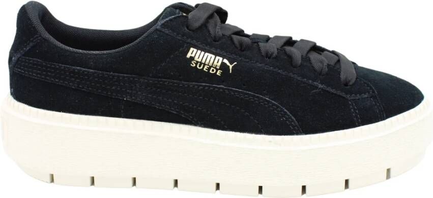 Puma Suède Veterschoenen met Plateauzool