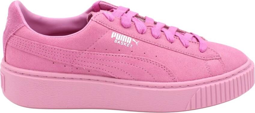 Puma Suède Veterschoenen met Plateauzool